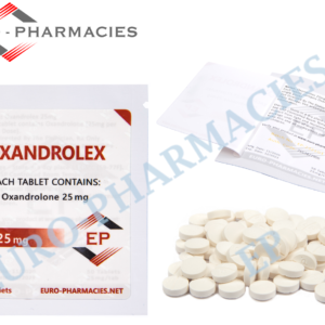 Euro Pharmacies Oxandrolex 25 (Anavar) – 25mg/tab – 50 tab/bag