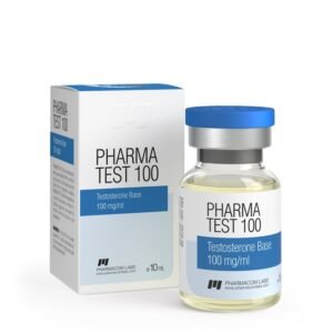 Pharmacom Pharmatest 100 Water Base Testosterone Base -: 10ml/Vial, 100 mg/ml